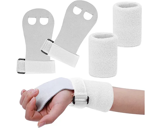 The youth wrist band is practical sports equipment, the textured leather adds grip and reduces the gymnastics bar slipping out of your hands. While black wrist sweatbands absorb sweat and breathe, make your exercise easier.